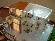 Refined Handmade Architecture House Model With Internal Layout / Furniture