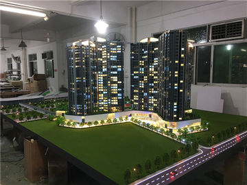 Real Estate Maquette Miniaturowe modele budynków ze światłem, zestawy modeli architektury budowlanej