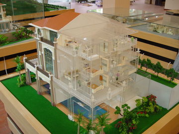 Model architektury w skali 1/30 Dom / wnętrze Modele 3d z figurkami meblowymi